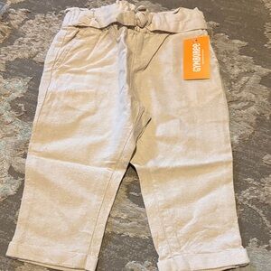 Gymboree Kids Beige Linen Casual Pants